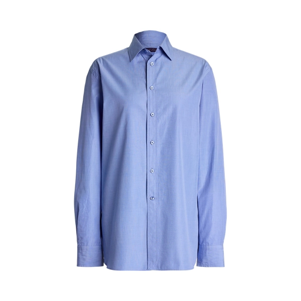 Adrien Relaxed Fit End-on-End Shirt for Women | Ralph Lauren® UAE