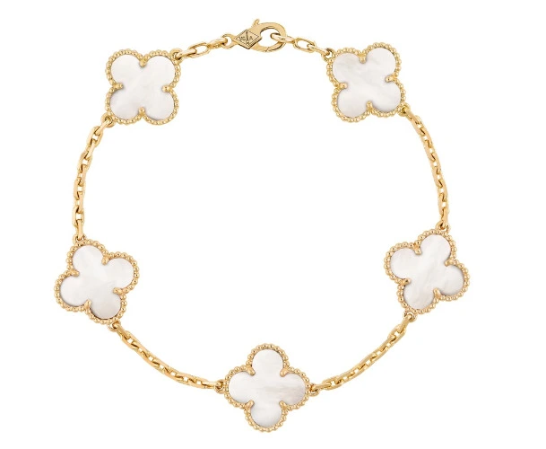 Vintage Alhambra bracelet, 5 motifs 