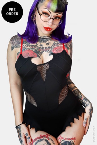 Draculas Daughter One Piece Swimsuit | XS