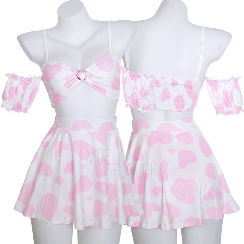 Soft Spring Cow Set - Pink / 2XL/3XL
