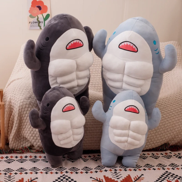 Buff Shark Plushies