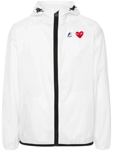 Comme Des Garçons Play x K-Way veste légère à patch cœur | XS