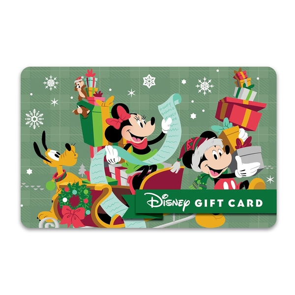 Mickey Mouse and Friends Holiday Nice List Disney Gift Card | Disney Store