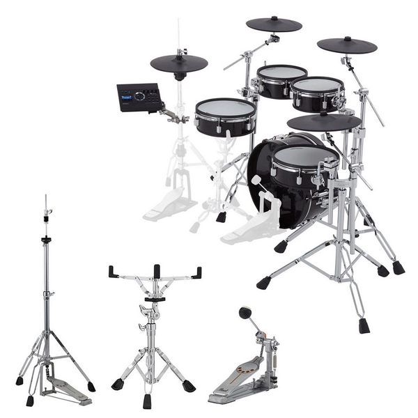 Roland Audio E-Drum Roland E-Drum VAD307 Acoustic Design Kit mit Hardware,E-Drum, elektronisch