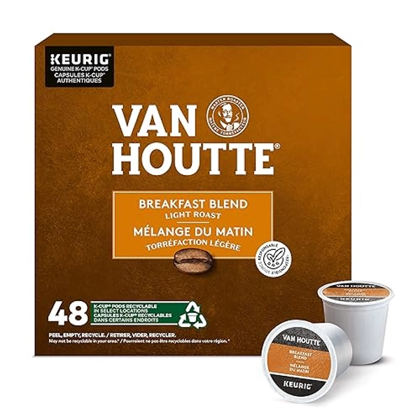 Van Houtte Breakfast Blend K-Cup Coffee Pods, 48 Count For Keurig Coffee Makers
