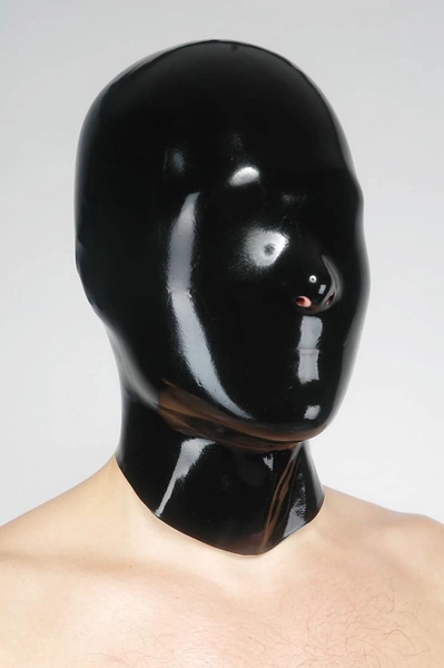 Latex Hood Closed - Lucrezia and De Sade