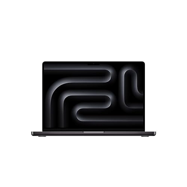 Apple MacBook Pro Ordinateur Portable avec Puce M4, CPU et GPU 10 cœurs : Conçu pour Apple Intelligence, écran Liquid Retina XDR 14,2″, 16Go de mémoire unifiée, 512 Go de Stockage SSD; Noir sidéral