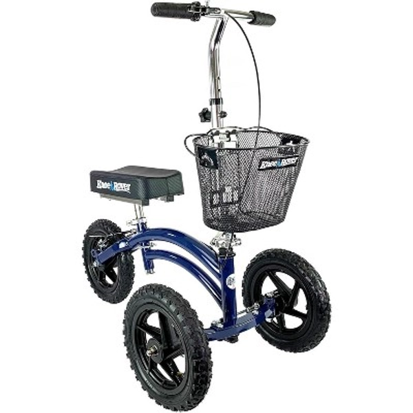 KneeRover All Terrain KneeRover Steerable Knee Scooter Blue