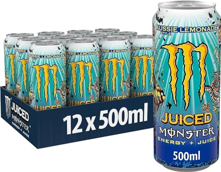 Monster Energy - Juiced Aussie Lemonade - 12x 500ml