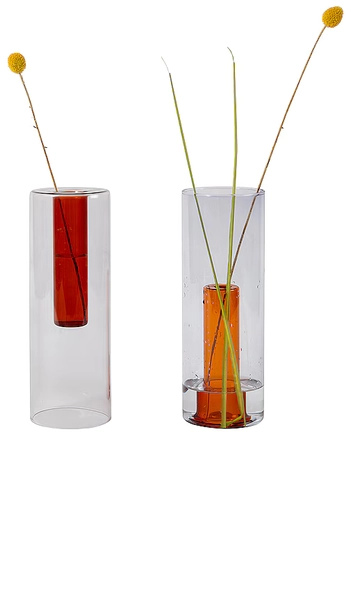 Large Reversible Glass Vase