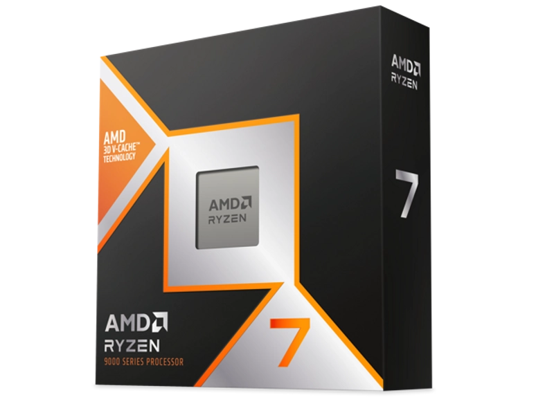 AMD Ryzen 7 9800X3D - Ryzen 7 9000 Series Zen 5 8-Core 5.2 GHz - Socket AM5 120W - AMD Radeon Graphics Desktop Processor - 100-100001084WOF