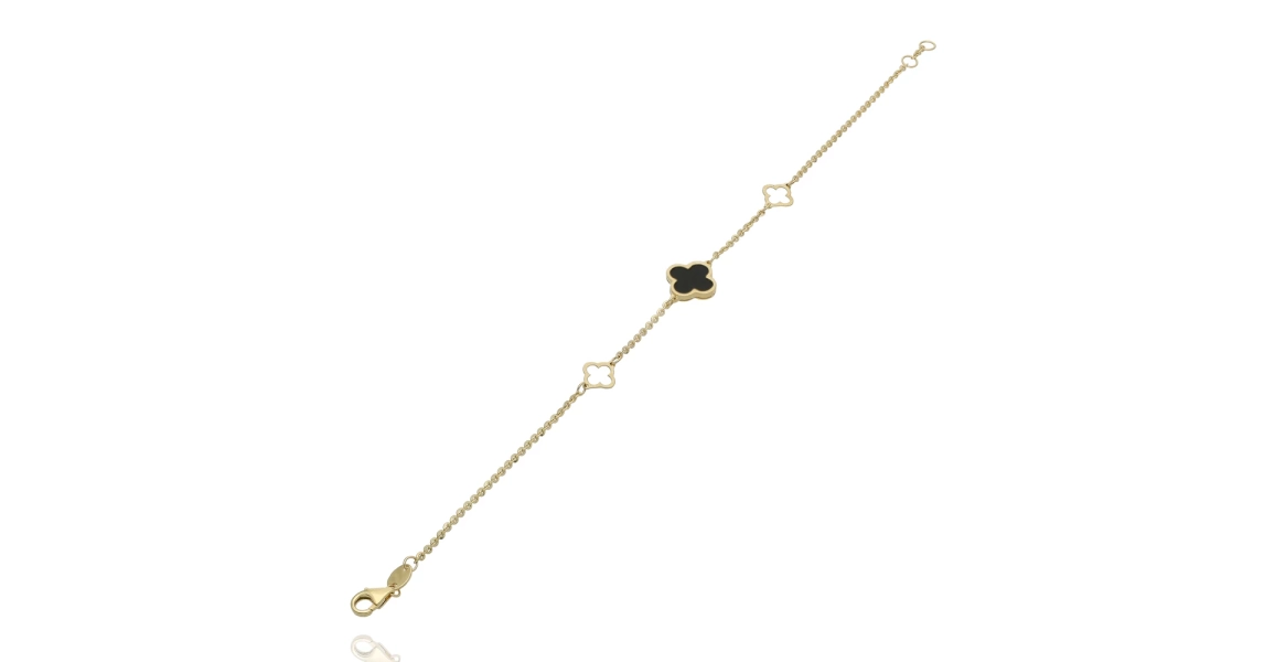 Arany lóhere karlánc 18 cm - 129-LP59-NER-BRCLKL