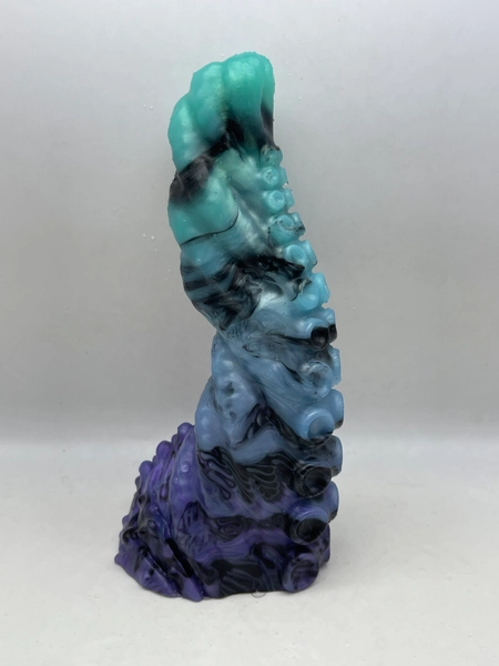 Sea Monster Levaina 8 inch 00-50 shore medium firmness color Zebra-style1