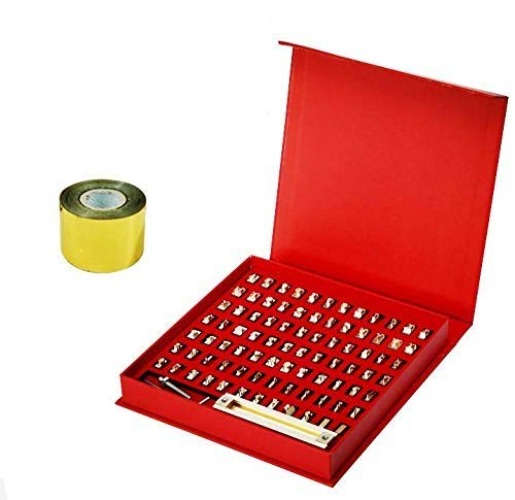 YUNSHINE Microsoft YaHei Schrift die T-Slot englischen Buchstaben Kupfer Gravur Form Alphabet Vokal Nummer Symbol Stamping Branding Eisen Kupfer Sterben Logo Custom Made - Schriftart Die 2(Microsoft YaHei )