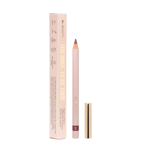 NL BEAUTY Lipliner Nr. 01 THE ONE – Long-Lasting Lip Pencil – Langhaftender Lippenkonturenstift, angereichert mit Vitamin E - TOO NUDE TO BE TRUE 1,5 g. - 01 THE ONE
