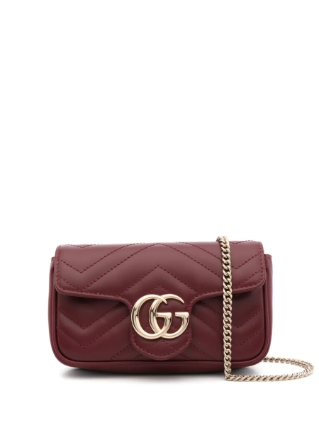 Gucci super mini GG Marmont cross body bag |