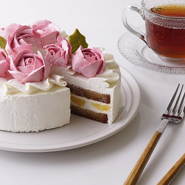 Vegan Rose Cream Cake ｜ 洋菓子工房きらら