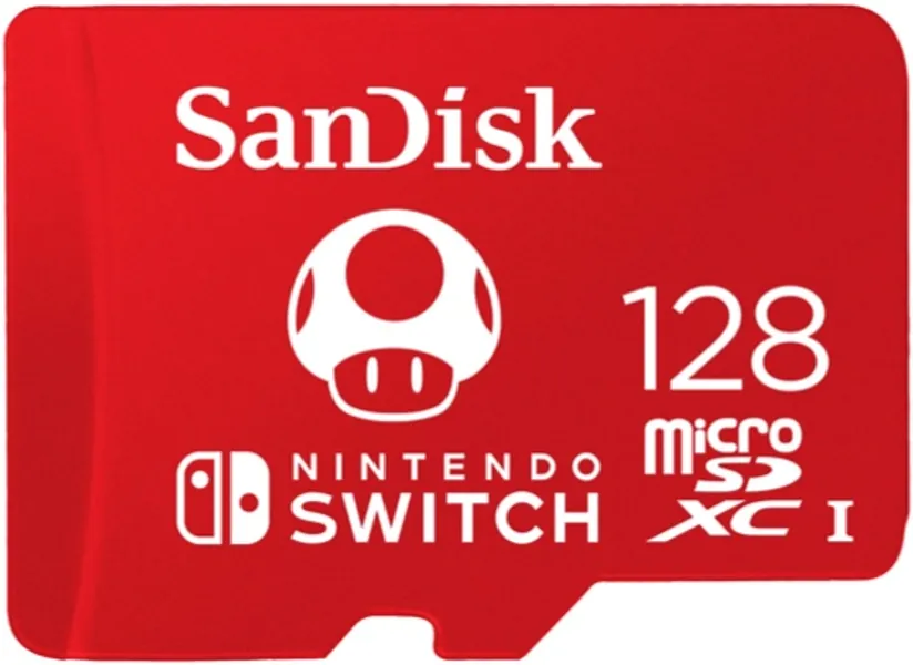 SanDisk Carte microSDXC UHS-I pour Nintendo Switch 128 Go - Produit sous licence Nintendo