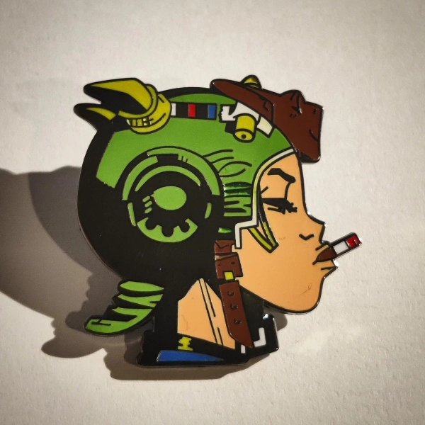 Tank Girl Enamel Pin Badge - Slight Second - Reduced Price