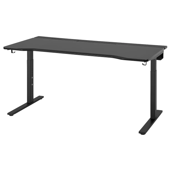 UTMANING Bureau gamer - noir 160x80 cm