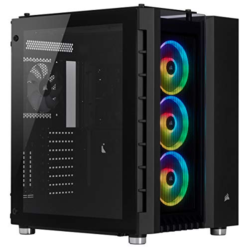CORSAIR Crystal Series 680X RGB High Airflow Tempered Glass ATX Smart Case, Black