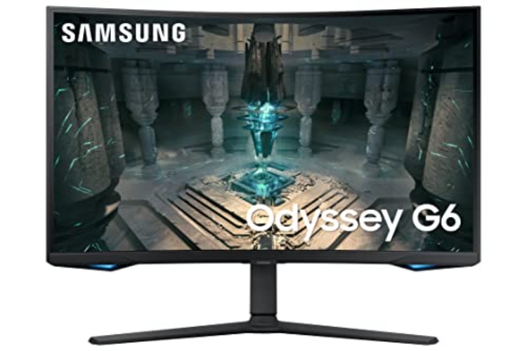 SAMSUNG 32" Odyssey G65B QHD 240Hz 1ms (GTG) HDR 600 Gaming Hub 1000R Curved Gaming Monitor,Black - 32"
