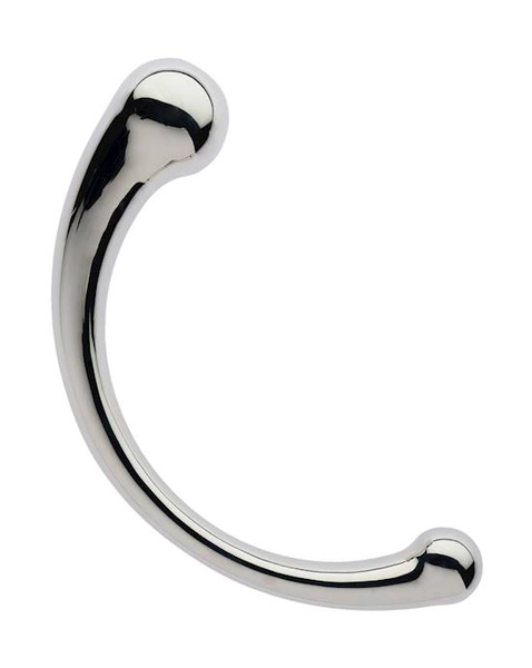 Kink Range Stainless Steel Curved P Spot Massager 