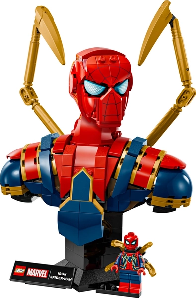 Iron Spider-Man Bust 76326 | Marvel | Buy online at the Official LEGO® Shop US 