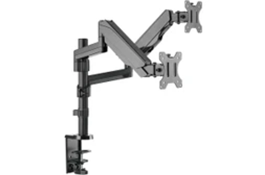 Brateck Full Extension Gas Spring Dual Monitor Arm