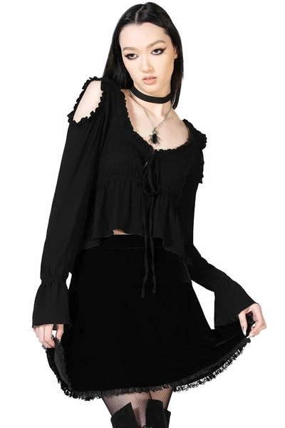 Killstar Top Obsidians Rain - Wonderland 13 Store