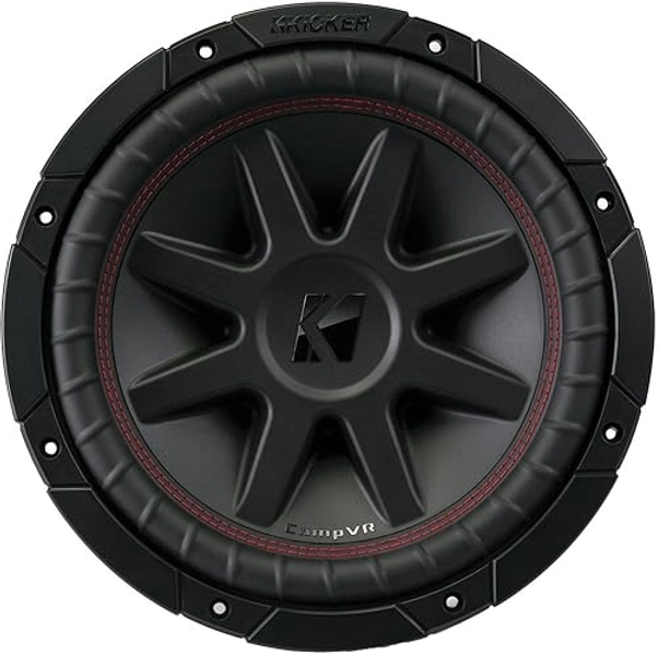 Kicker CompVR 10-Inch (25cm) Subwoofer, DVC, 4-Ohm, 350W