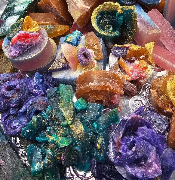 Edible Gem Crystal Candy Treasure box