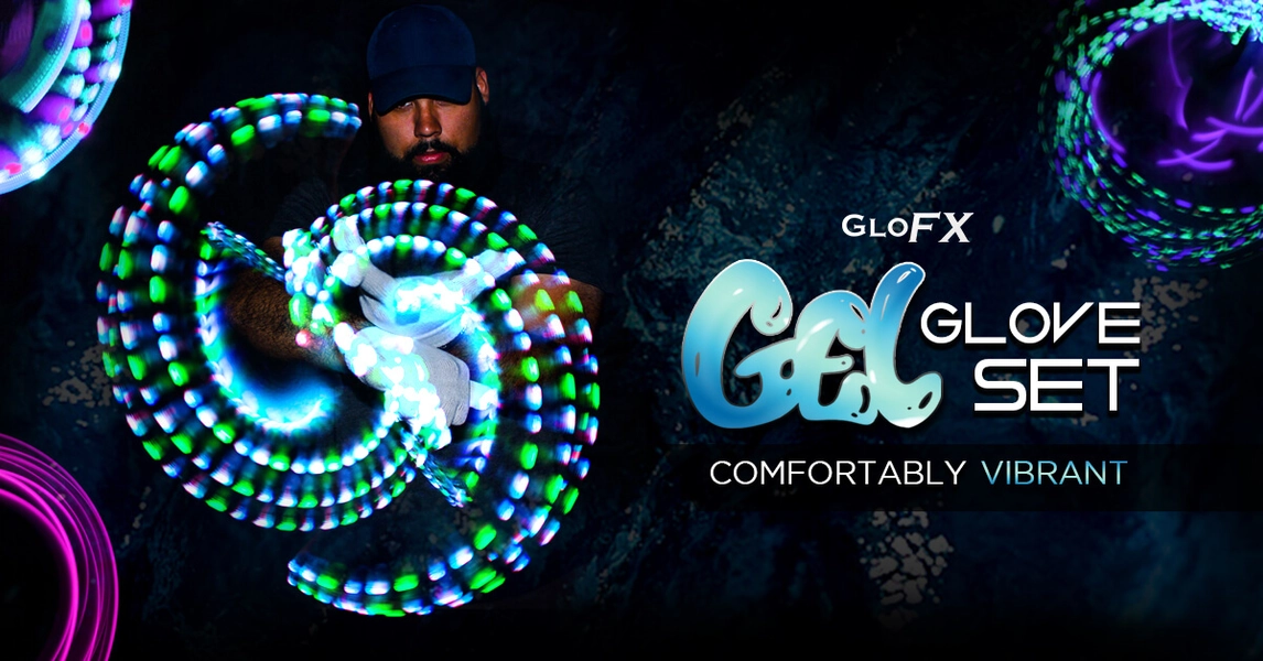 Gel Glove Set - Complete Professional LED Glove Set by GloFX