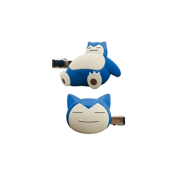 Snorlax hair clips