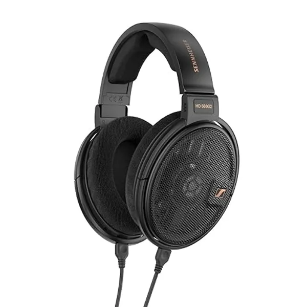 Sennheiser Casque stéréo pour Audiophile HD 660S2 avec Basses sub Profondes, Surround optimisé, transducteur à Circulation de l’air, système d’Aimant ventilé et Bobine Acoustique - Noir - Simple