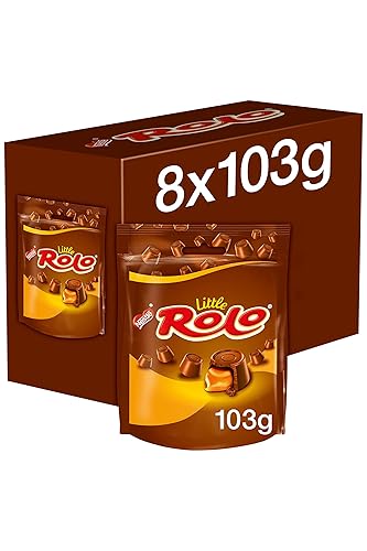 Little ROLO Milk Chocolate and Caramel Sharing Bags, 8 x 103 g