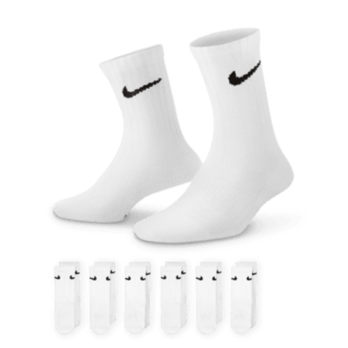 Nike Dri-FIT Performance Basics Little Kids' Crew Socks (6 Pairs)
