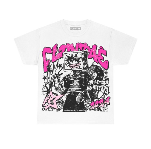 Triple Pink Dunk Low Flontae T-Shirt No Victory Graphic | Small / Youth Unisex