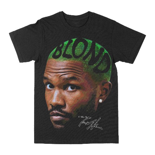 Frank Ocean "Big Face" Graphic Tee | Youth Medium / Black / Regular Heavyweight