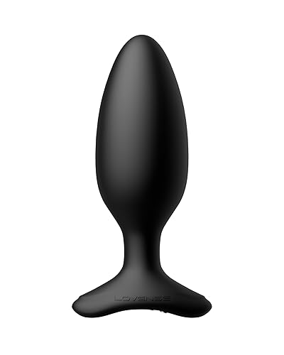 LOVENSE Hush 2 Butt Plug Anal Vibrator 1.75", Silicone Anal Vibrating Ball for Men, Big Plug Vibration Machine for Women and Couples, Anal Plug Sex Toys Waterproof and Rechargeable - Hush 2(1.75 Inch)