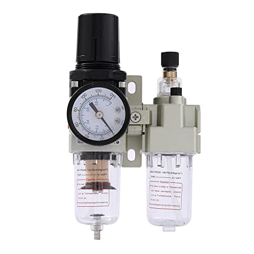 Air Compressor Filter Regulator Water Trap Moisture Humid Removal for Paint Spray Guns and Pneumatic Tools Oil Lubricator 214173