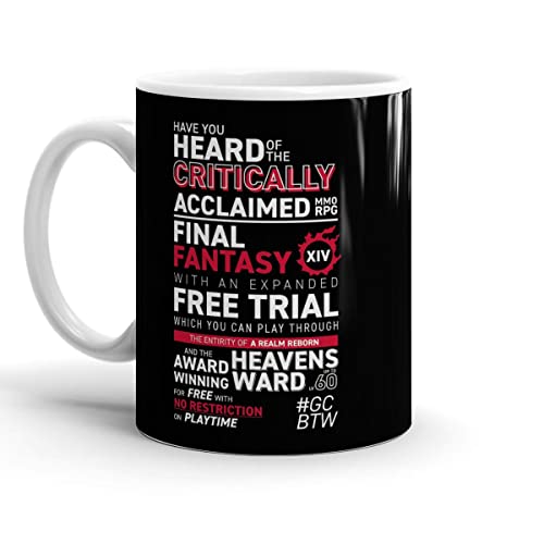 Coffee Mugs Great Tea Community Birthday By Ceramic The Cups Way Travel Gcbtw Promo Mmo Ff14 Ffxiv 11 Oz Or 15 Oz Coffee Mug Gifts For Friend Family Coworker Xmas Christmas