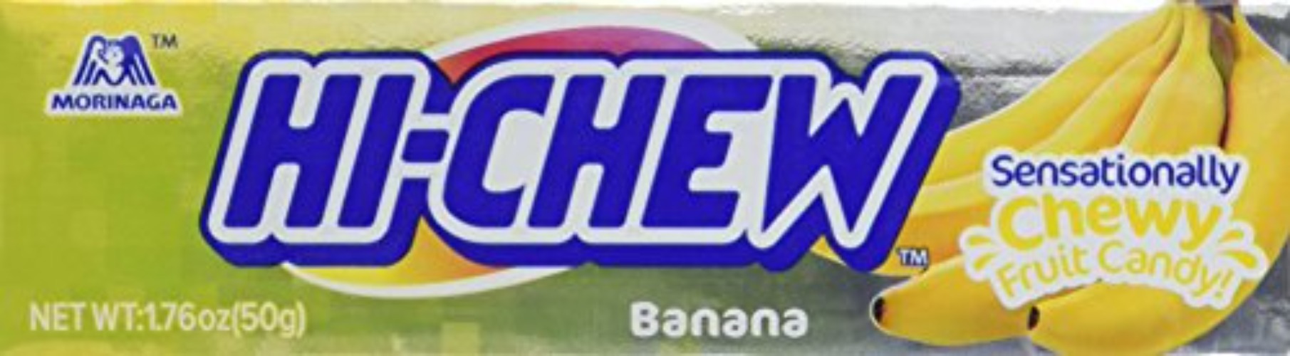 Hi-Chew Sensationally Chewy Japanese Fruit Candy, Banana, 1.76 Ounce (Pack of 10) - Banana - 1.76 Ounce (Pack of 10)
