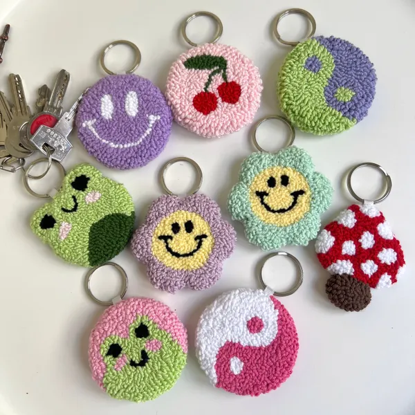 Frog Tuffed Keychain