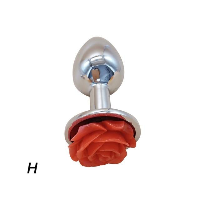 Rose Bud Plugs - Red