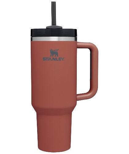 The Quencher H2.0 FlowState™ Tumbler (Soft Matte) | 40 OZ | 1.18 L | Red Rust