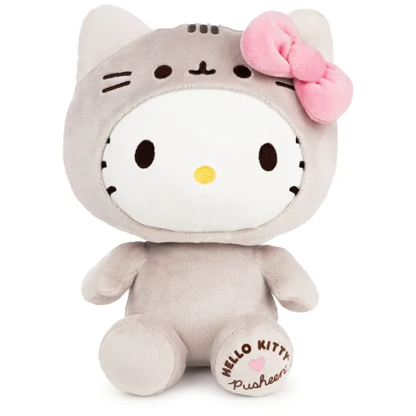 GUND Hello Kitty x Pusheen Stuffed Animal Hello Kitty Costume Plush, 9.5” - 