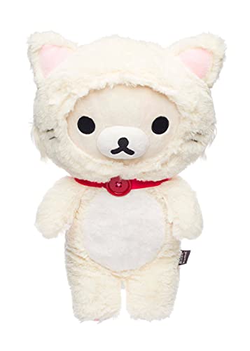 Korilakkuma San-X Original in A White Fluffy Cat Costume