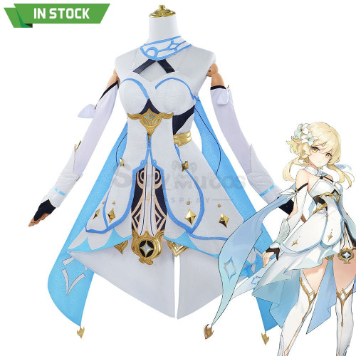 【In Stock】Game Genshin Impact Cosplay Lumine Cosplay Costume Plus Size - M