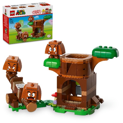 LEGO Super Mario Goombas’ Playground 71433 Nintendo Collectible for Kids, Adventure Toy Playset, Buildable Seesaw, 3 Figures, Toy for Boys, Girls and Any Fans Aged 7 Plus